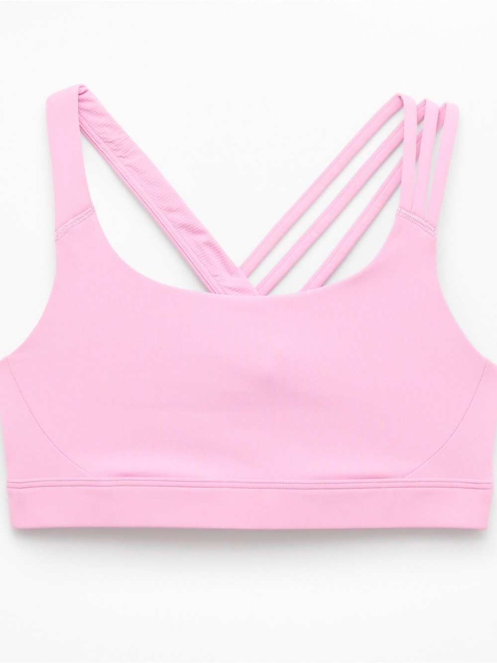 NWT Athleta Train Free Bra. Medium Pink Waterlily. D-DD